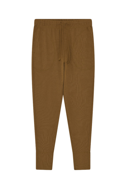 Merino uld bukser med lommer og snor i taljen 3009 i basis farver