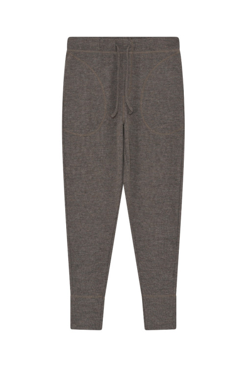 Merino uld bukser med lommer og snor i taljen 3009 i basis farver
