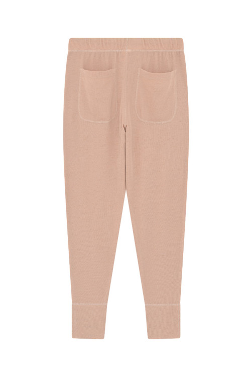 Merino uld bukser med lommer og snor i taljen 3009 i farver