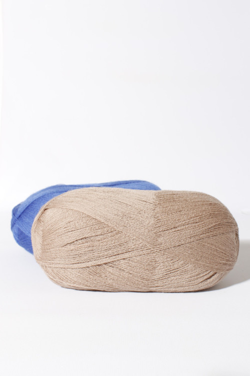 Tyndt merinouldgarn i beige - 880
